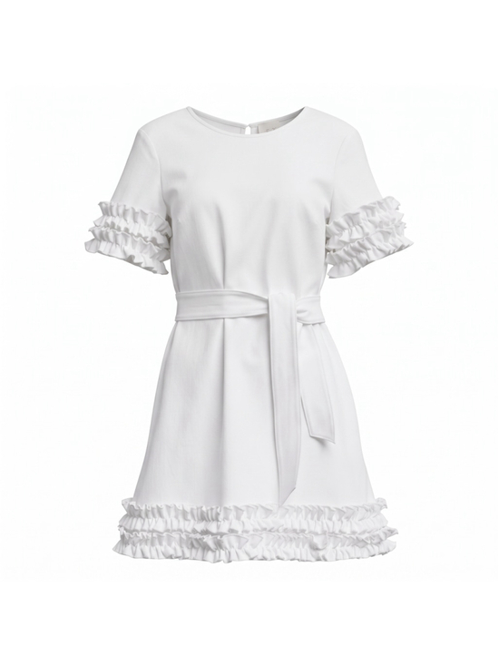 cinq a sept Dresses & Skirts - Cinq à Sept Eastern White Denim Dress 8 NWT